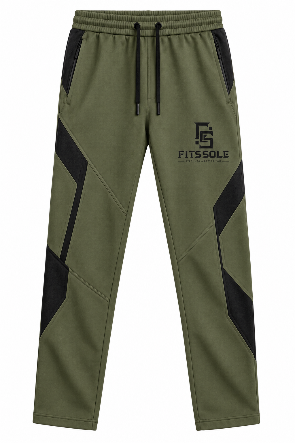 FS Olive Green & Black Jogger Pants