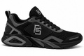 FS Premium Black & Charcoal Sneakers